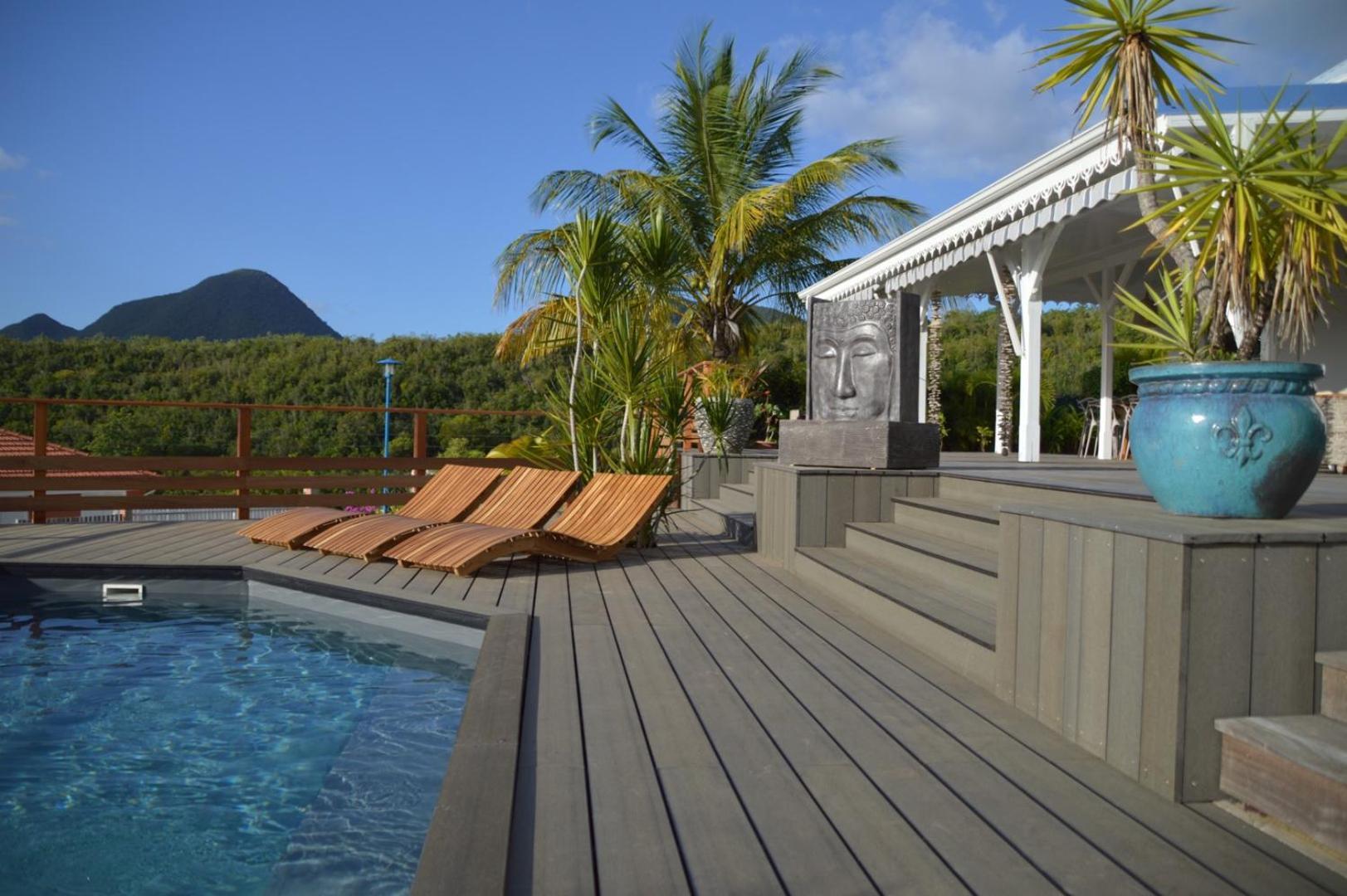 La Villa Coconut Vue A 180° Mer Rocher Du Diamant Le Diamant Bagian luar foto